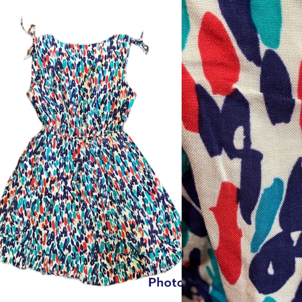 Forever 21 abstract print sundress